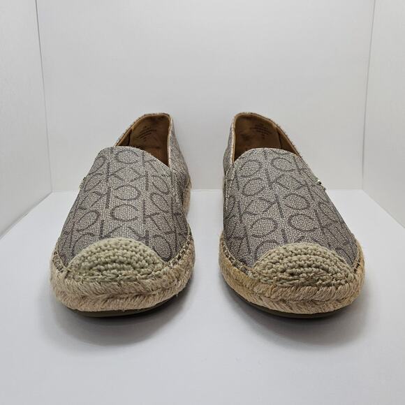 ❌️Sold❌️ NWOT Calvin Klein Signature Monogram Espadrilles - US Women's Size 9.5M - Picture 3 of 9